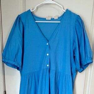 Levi's Eileen Midi Dress Bonnie Blue. Size XL. Like New